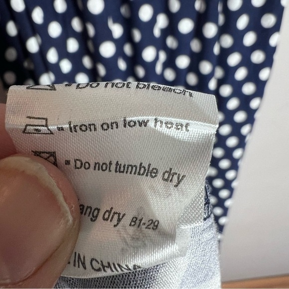 Euovmy Women's Sleeveless Dress Casual Loose Summer Maxi with Polka Dot Size S - Picture 12 of 12